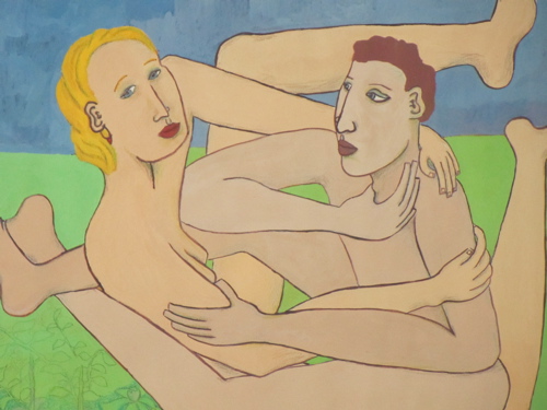 "That Moment" by Bea Garth, copyright 2011, gouache painting