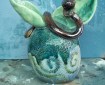 Snake Emerging by Jennifer Cordiglia, coyright 2016 ceramic sculpture